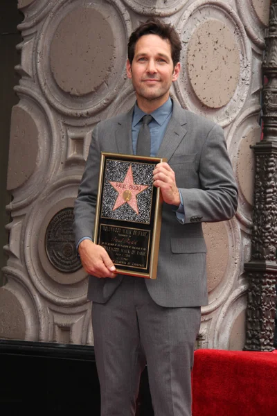 Paul Rudd  -  Hollywood Walk of Fame — Stockfoto