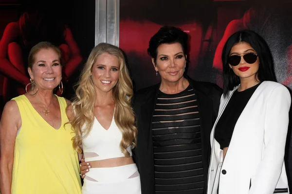 Kathie Lee Gifford, Cassidy Gifford, Kris Jenner, Kylie Jenner — Zdjęcie stockowe