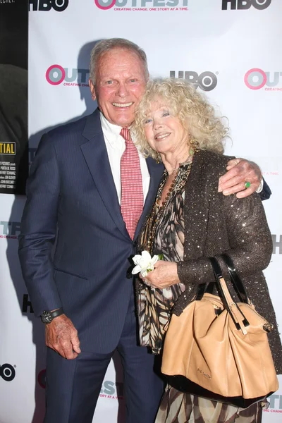 Tab Hunter, Connie Stevens — Zdjęcie stockowe