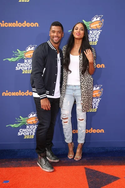 Russell Wilson, Ciara — Stock Photo, Image