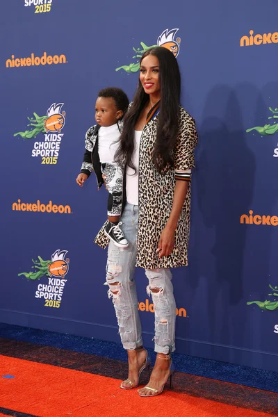 Ciara with son Future — Stock Photo, Image