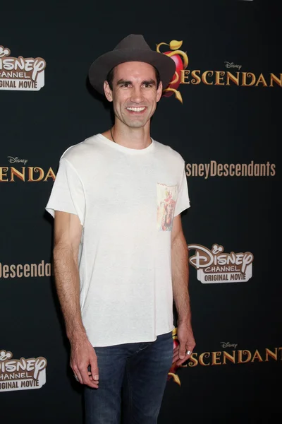 Aaron Far no "Descendentes" Premiere Triagem — Fotografia de Stock