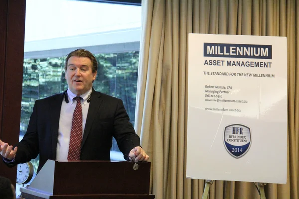 Robert Maltbie at the Southern California Growth Investor Conference — Zdjęcie stockowe