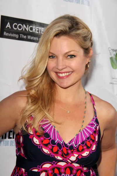 Clare Kramer at "A Concrete River" — Stock Photo, Image