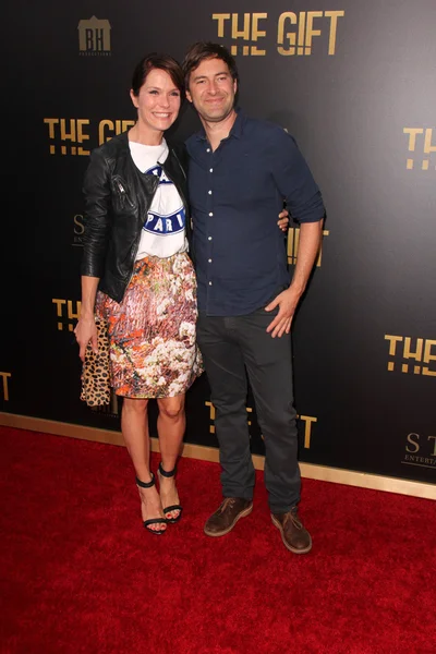 Katie Aselton, Mark Duplass — Stock Photo, Image