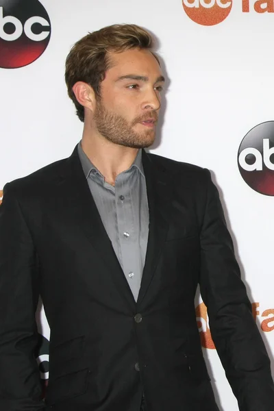 Ed Westwick at the ABC — 图库照片