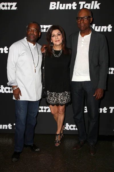 Marina Sirtis, Michael Dorn, LeVar Burton – stockfoto