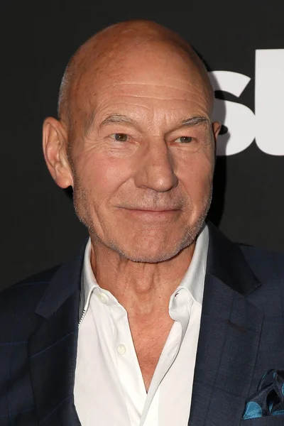 Patrick Stewart trubbiga prata"" — Stockfoto