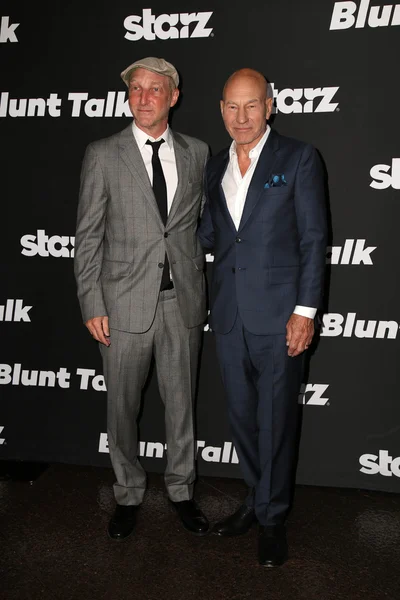 Patrick Stewart, Jonathan Ames — Stok fotoğraf