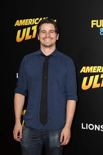 Jason Ritter at the "American Ultra" — Stock Photo, Image