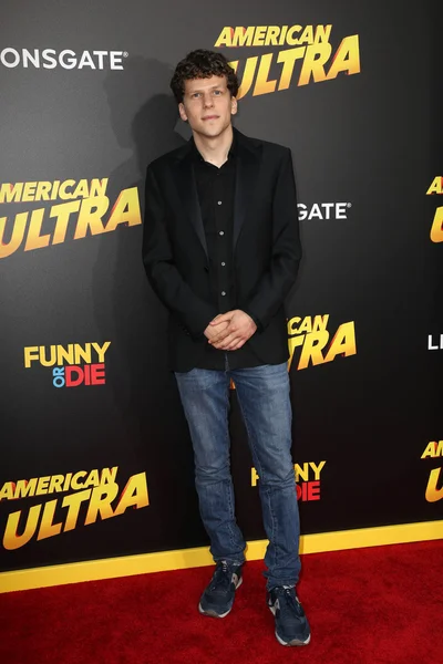 Jesse Eisenberg en el "American Ultra " —  Fotos de Stock