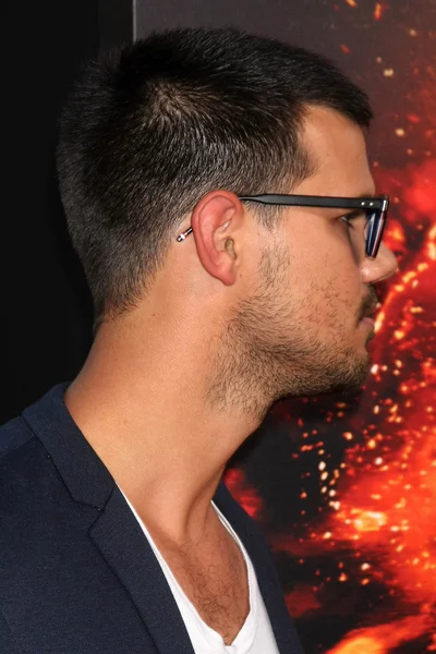 Taylor Lautner w Ultra amerykański"" — Zdjęcie stockowe