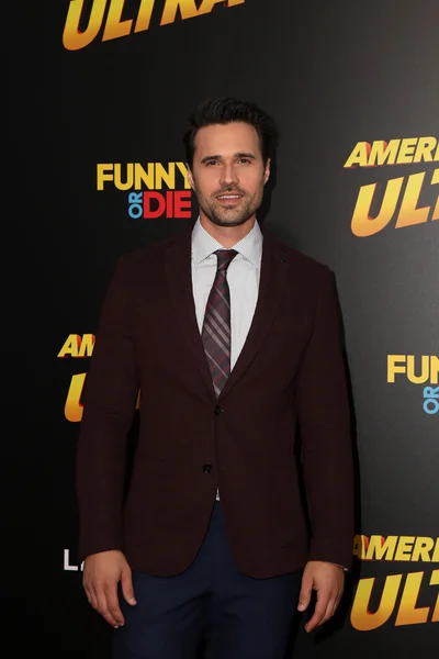 Brett Dalton at the "American Ultra" — Stock Photo, Image