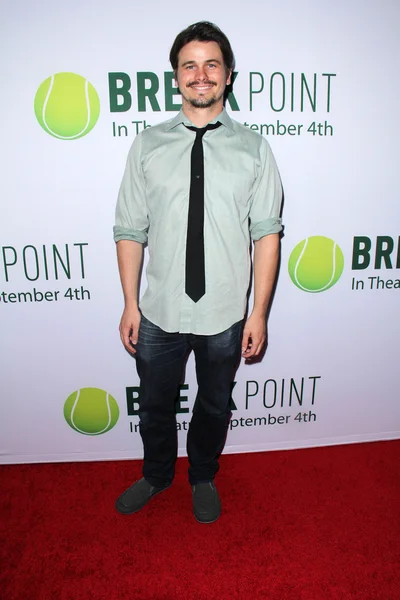 Jason Ritter op het Break Point" — Stockfoto