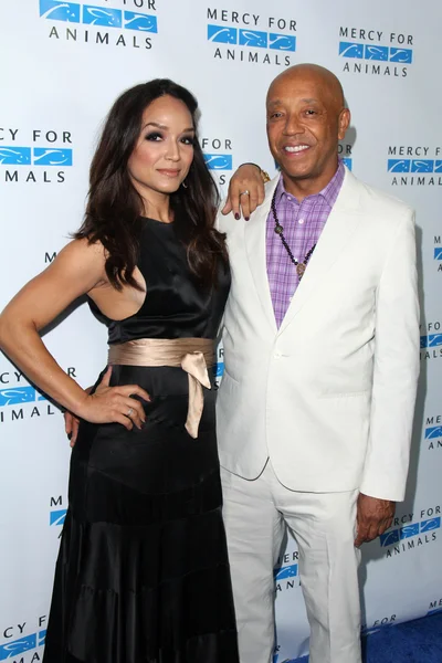 Mayte Garcia, Russell Simmons — 图库照片