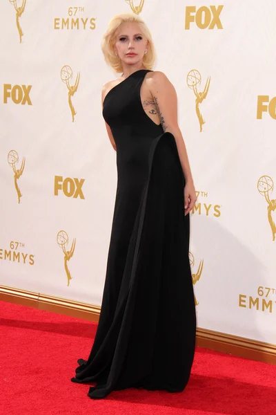 Lady Gaga at the 67th Annual Primetime Emmy Awards — Stockfoto