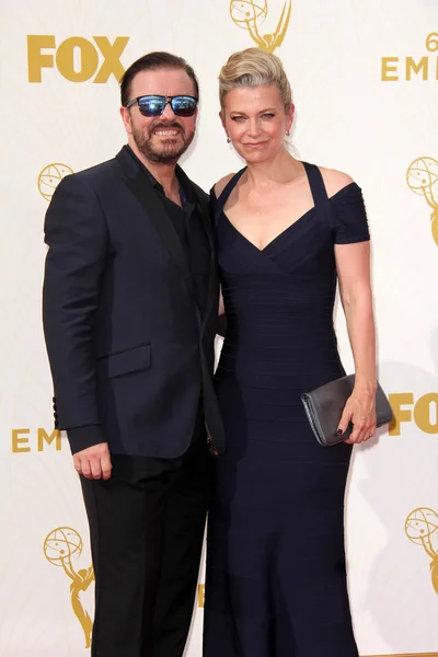 Ricky Gervais en los 67º Premios Anuales Primetime Emmy —  Fotos de Stock