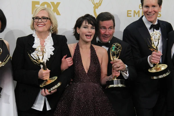Lena Headey - 67th Annual Primetime Emmy Awards - Sala Stampa — Foto Stock