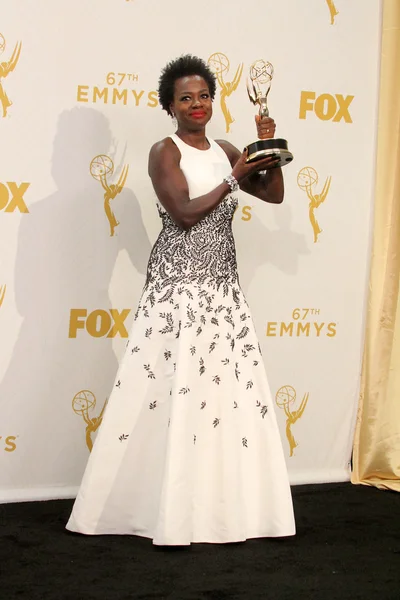 Viola Davis - 67th Annual Primetime Emmy Awards - Press Room — Stok fotoğraf