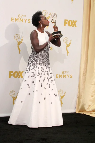Viola Davis - 67th Annual Primetime Emmy Awards - Press Room — Stock Photo, Image