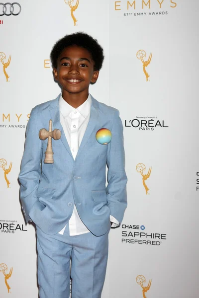 Miles Brown at the 67th Emmy Awards — Stock Photo, Image