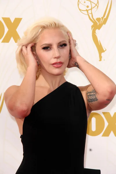 Lady Gaga at the 67th Annual Primetime Emmy Awards — Stock fotografie