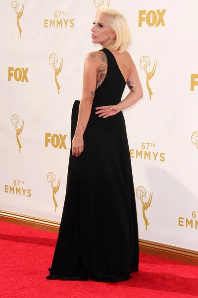 Lady Gaga at the 67th Annual Primetime Emmy Awards — Stock Photo, Image