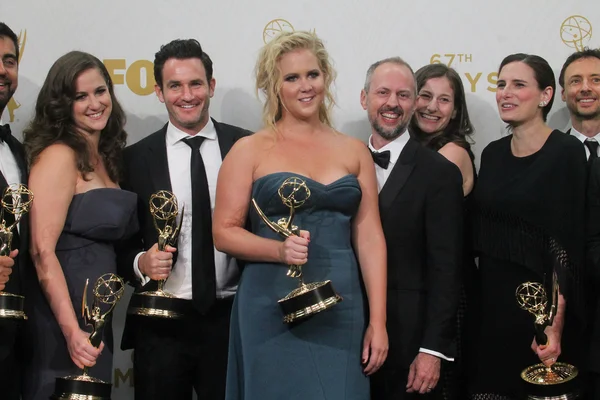 Amy Schumer - 67th Annual Primetime Emmy Awards - Sala Stampa — Foto Stock