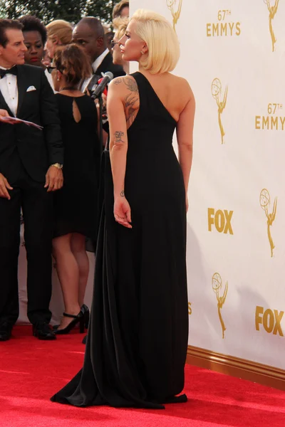 Lady Gaga no 67th Annual Primetime Emmy Awards — Fotografia de Stock