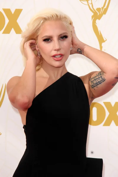 Lady Gaga at the 67th Annual Primetime Emmy Awards — Stock fotografie