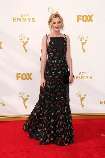 Laura Carmichael en los 67º Premios Anuales Primetime Emmy — Foto de Stock