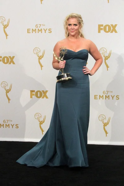 Amy Schumer - 67th Annual Primetime Emmy Awards - Press Room — Stock Photo, Image