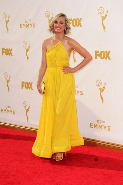 Taylor Schilling en los 67º Premios Anuales Primetime Emmy — Foto de Stock