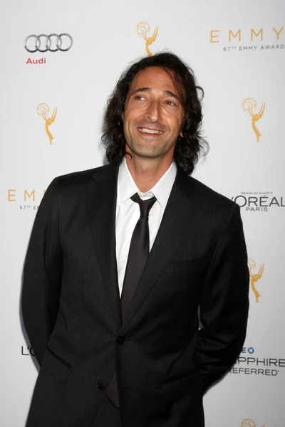 Adrien Brody at the 67th Emmy Awards — Stok fotoğraf