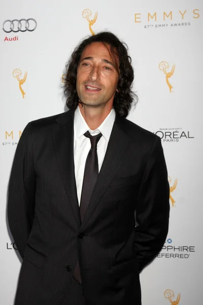 Adrien Brody no 67th Emmy Awards — Fotografia de Stock