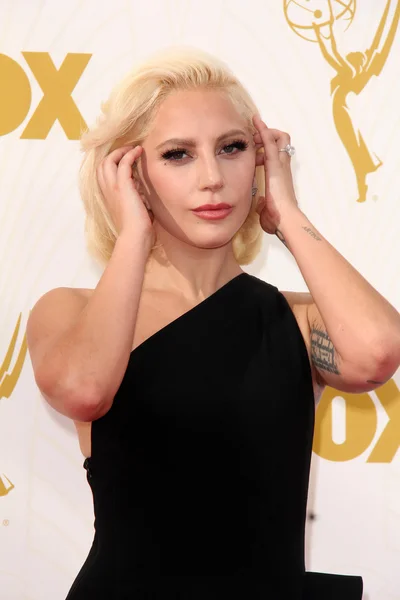 Lady Gaga at the 67th Annual Primetime Emmy Awards — Stock Photo, Image