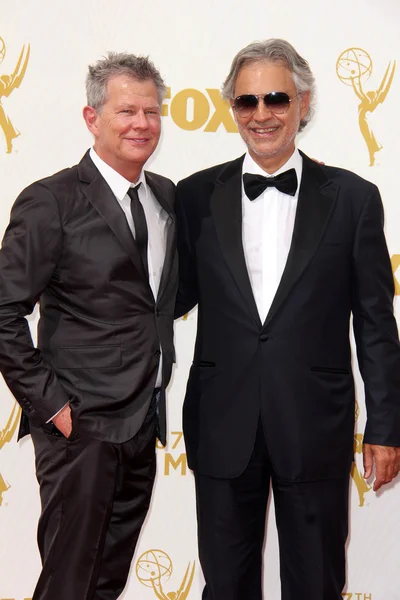 David Foster, Andrea Bocelli — Stockfoto