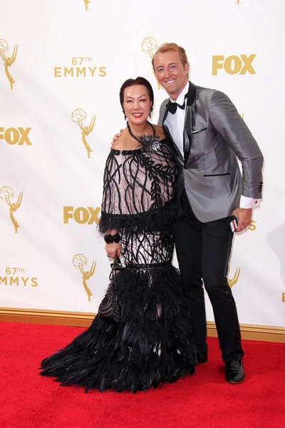 Sue Wong no 67th Annual Primetime Emmy Awards — Fotografia de Stock