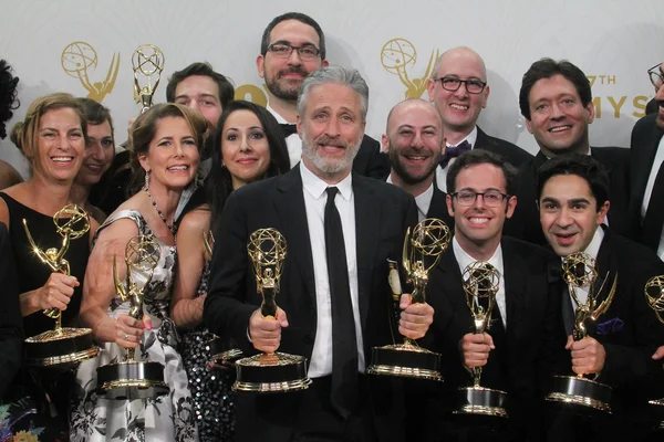 Jon Stewart - 67th Annual Primetime Emmy Awards - Press Room — ストック写真