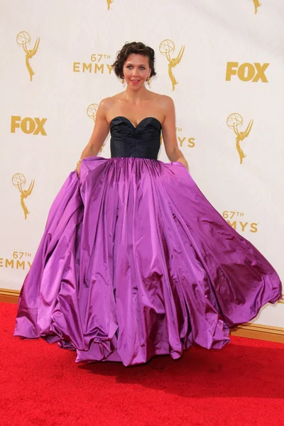 Maggie Gyllenhaal at the 67th Annual Primetime Emmy Awards — Stock fotografie