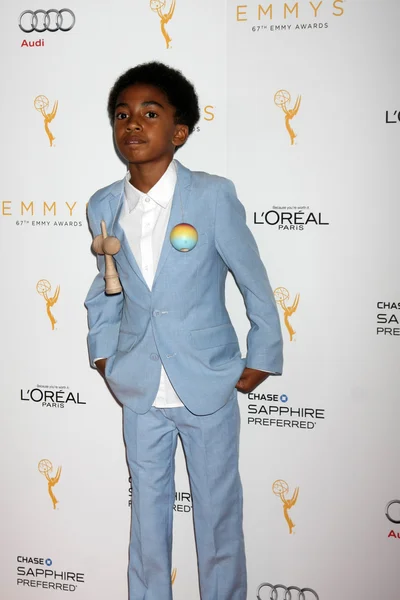 Miles Brown at the 67th Emmy Awards — Zdjęcie stockowe