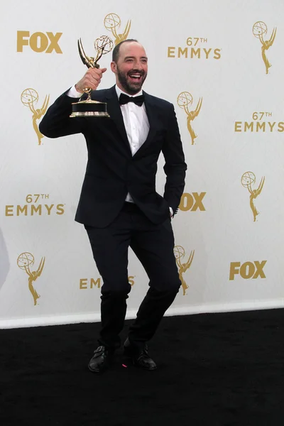 Tony Hale - 67th Annual Primetime Emmy Awards - Sala de Prensa — Foto de Stock