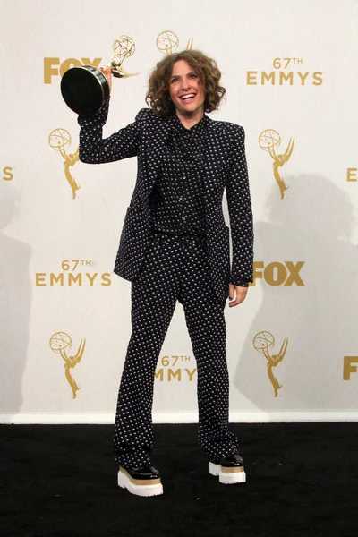 Jill Soloway - 67th Annual Primetime Emmy Awards - Sala de prensa —  Fotos de Stock