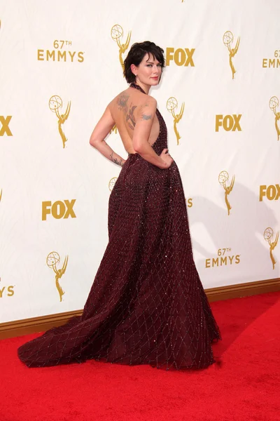 Lena Headey en los 67º Premios Anuales Primetime Emmy — Foto de Stock