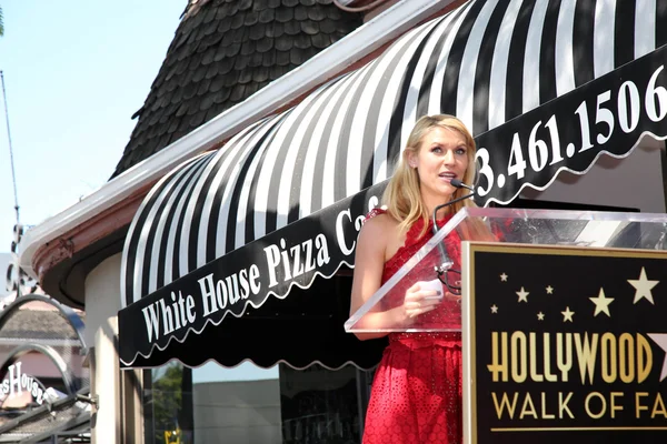 Claire Danes at the Claire Danes Star — Stock Photo, Image