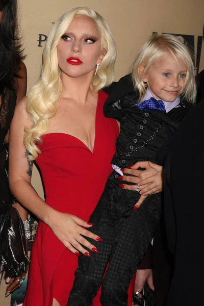 Lady Gaga, Lennon Henry — Zdjęcie stockowe