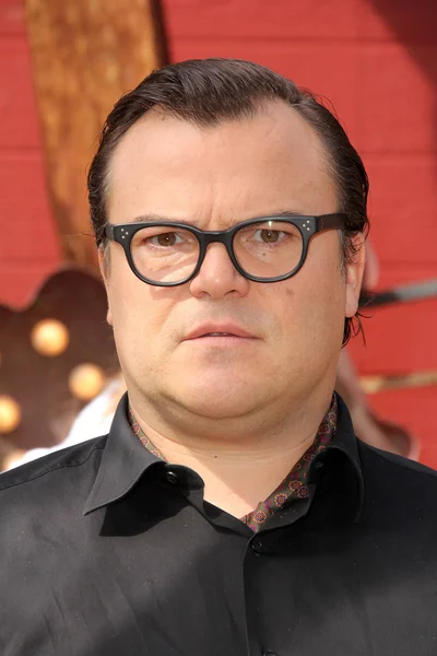 Jack Black en el "Goosebumps " — Foto de Stock