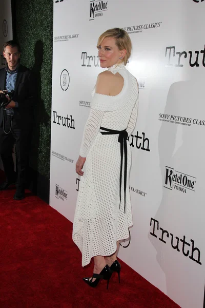 Cate Blanchett at "Truth" — Stok fotoğraf