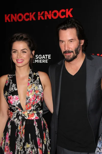 Ana de Armas, Keanu Reeves — Zdjęcie stockowe