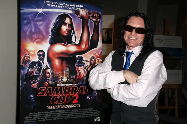 Tommy Wiseau w "Samurai COP 2: Deadly zemsty" — Zdjęcie stockowe